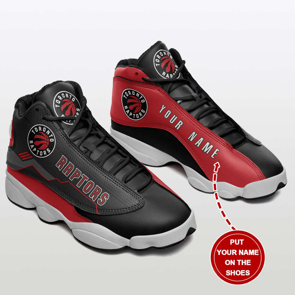 Toronto Raptors Custom Name Air Jordan 13 Sneakers, Gift For Men And Women