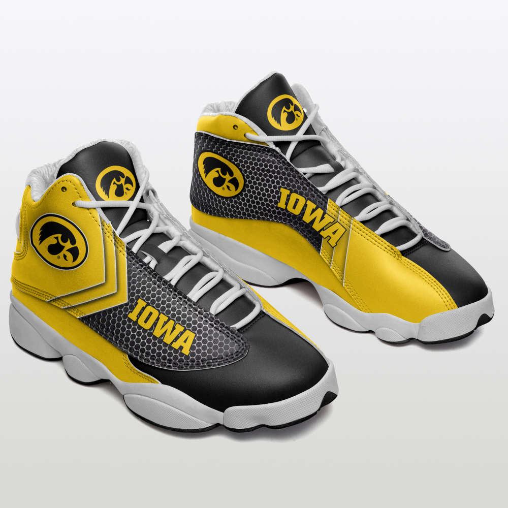 Iowa Hawkeyes Air Jordan 13 Sneakers, Gift For Men And Women