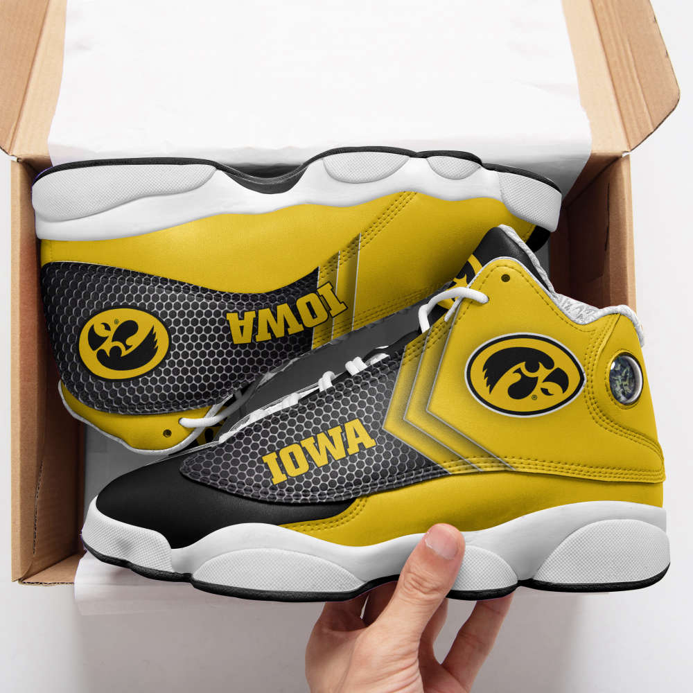 Iowa Hawkeyes Air Jordan 13 Sneakers, Gift For Men And Women