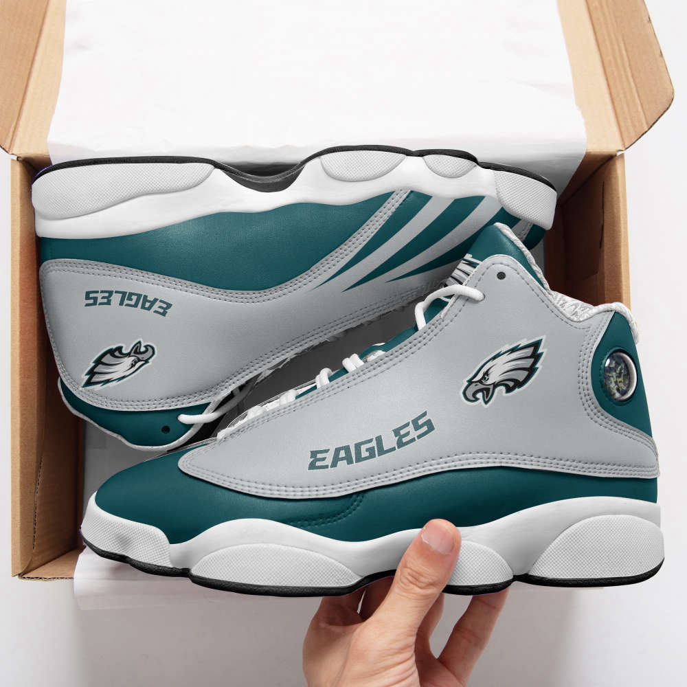 Philadelphia Eagles Air Jordan 13 Sneakers, Best Gift For Men And Women