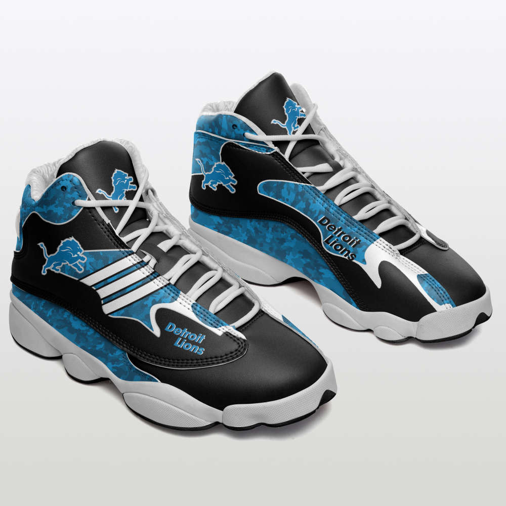 Detroit Lions Air Jordan 13 Sneakers, Best Gift For Men And Women