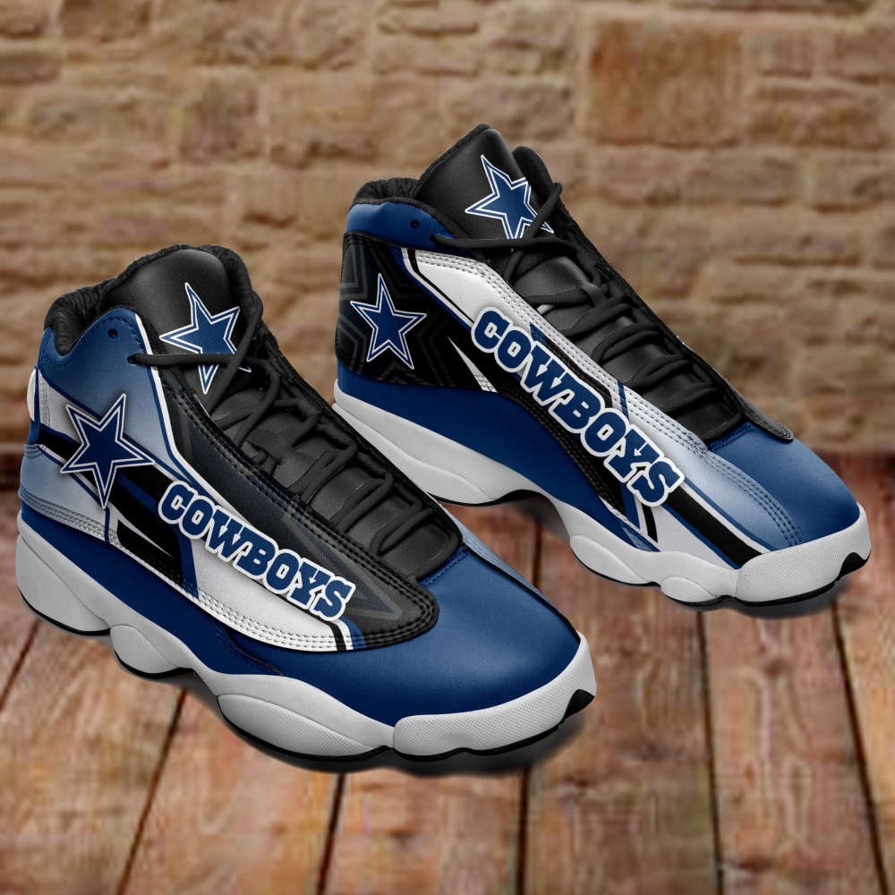 Dallas Cowboys Air Jordan 13 Sneakers, Gift For Men And Women