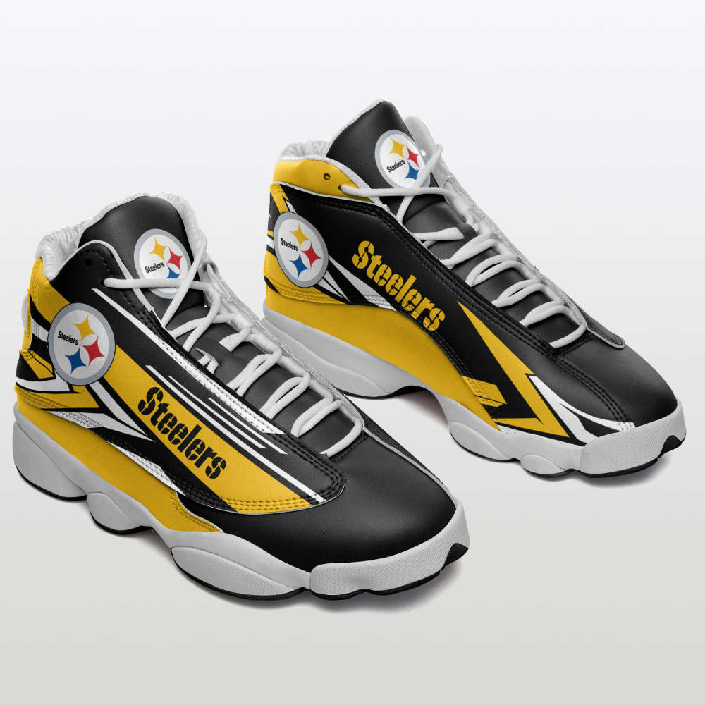 Pittsburgh Steelers Air Jordan 13 Sneakers. Best Gift For Men And Women