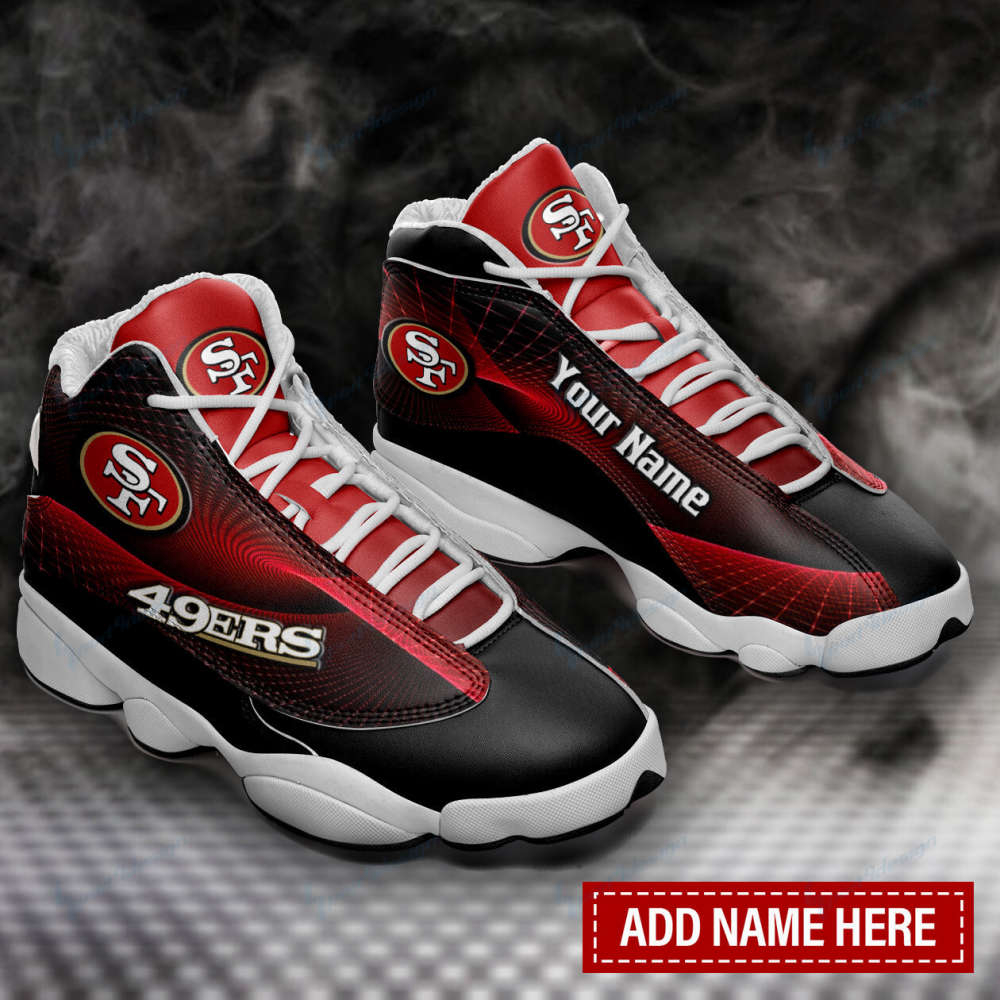 San Francisco 49ers Custom Name Air Jordan 13 Sneakers. Best Gift For Men And Women3