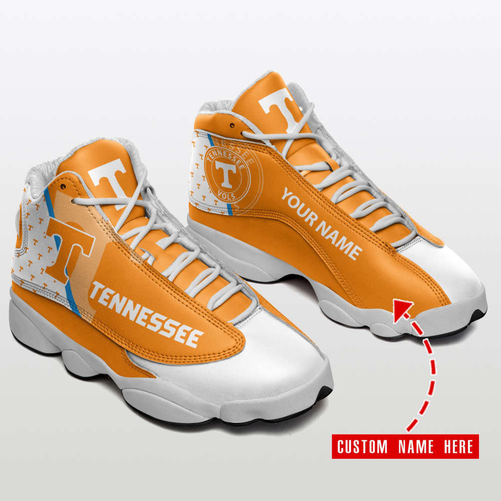 Tennessee Volunteers Air Jordan 13 Sneakers. Best Gift For Men And Women