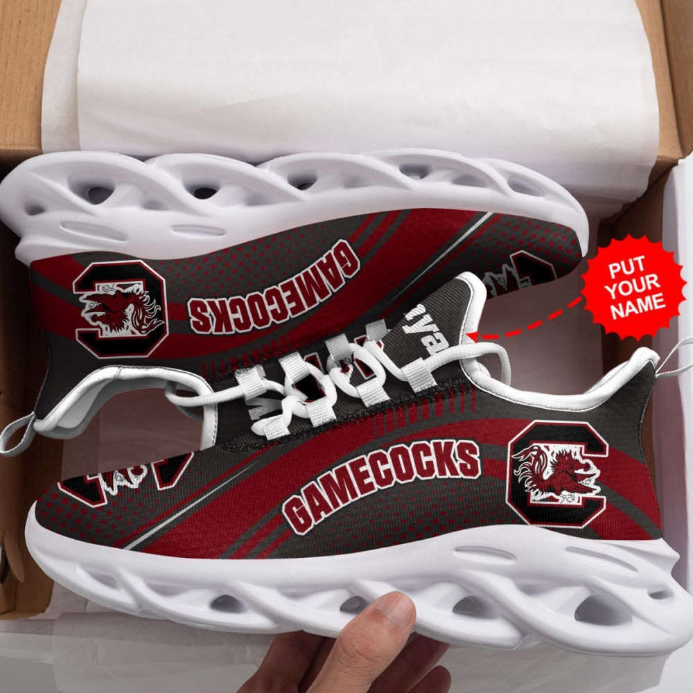 Personalized Name South Carolina Gamecocks Max Soul Sneakers Running Sports Shoes For Men Women