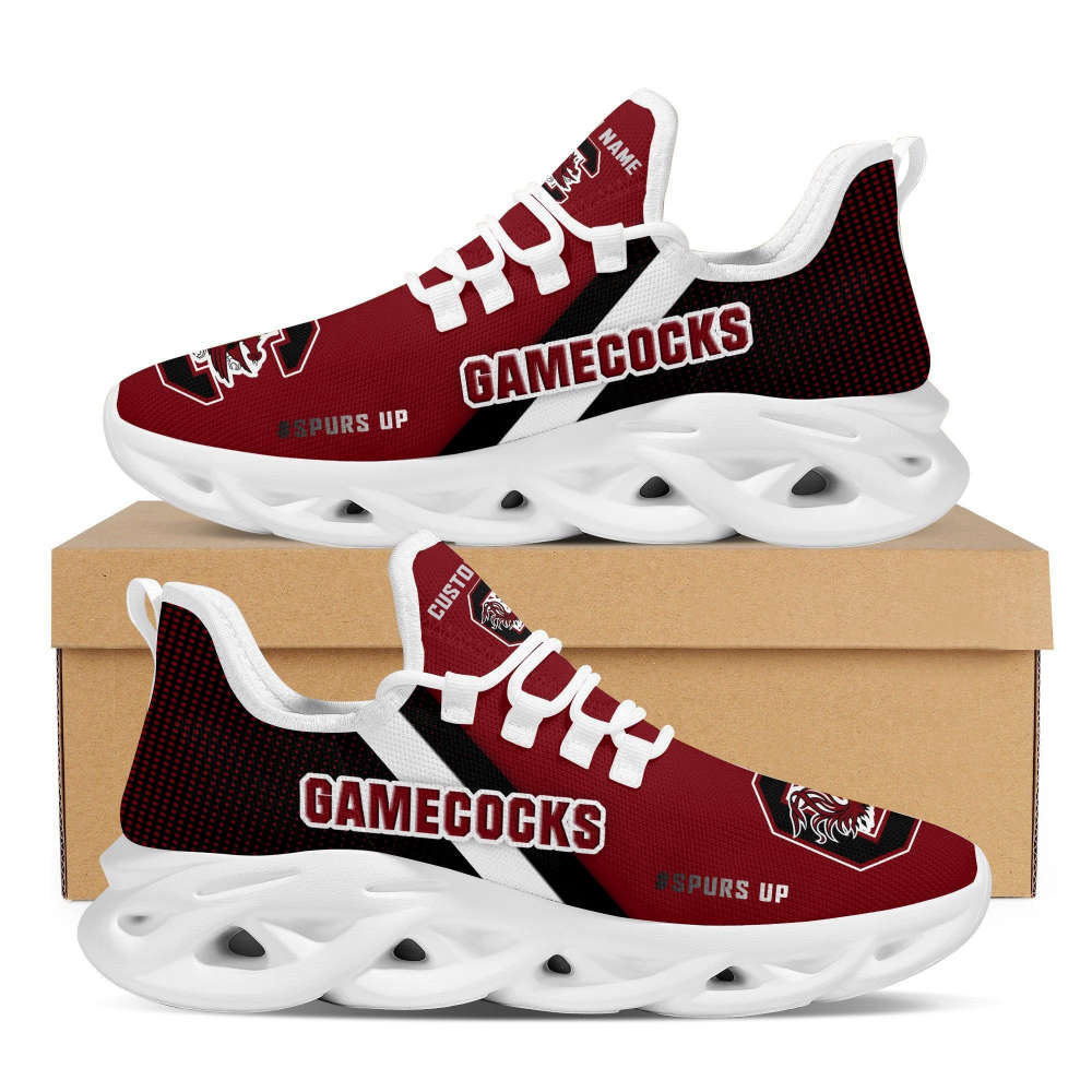 Personalized Name South Carolina Gamecocks Max Soul Sneakers Running Sports Shoes For Men Women