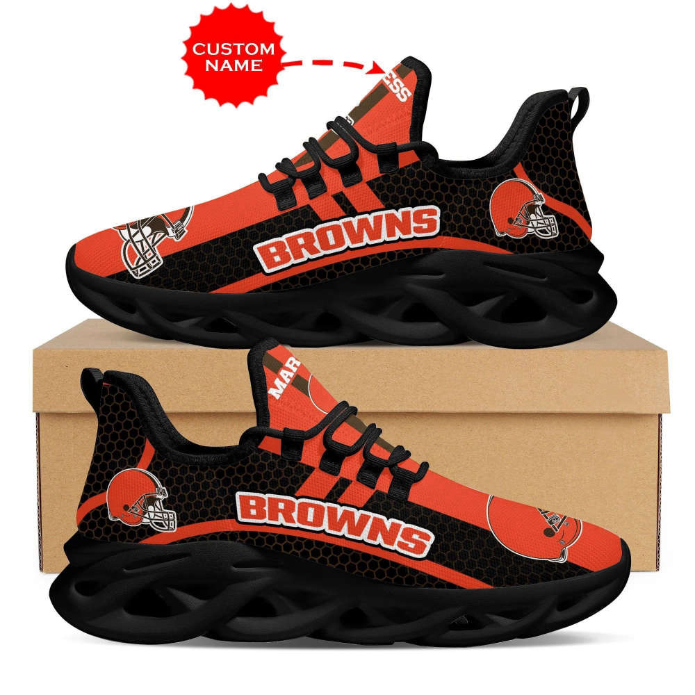 Cleveland Browns Shoes Max Soul Luxury Custom Name For Men Women