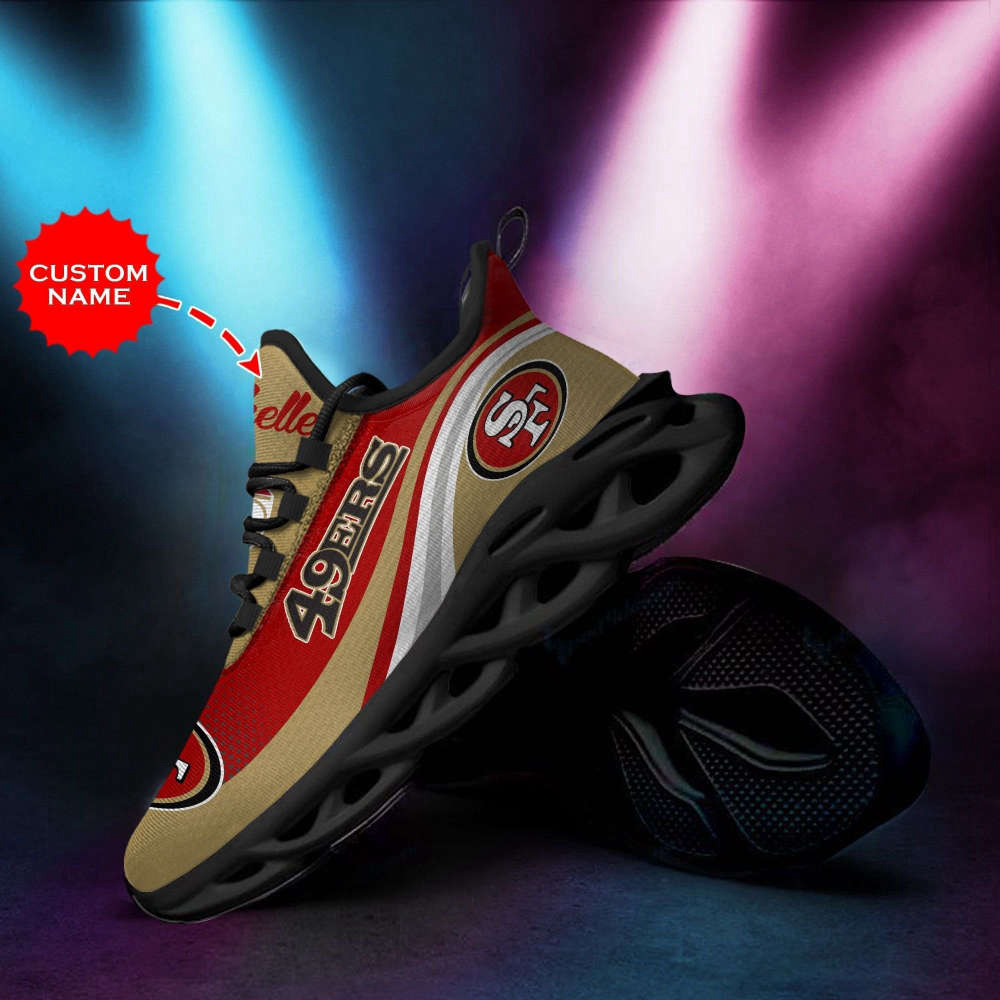 San Francisco 49ers Custom Personalized Max Soul Sneakers Running Sports Shoes For Men Women