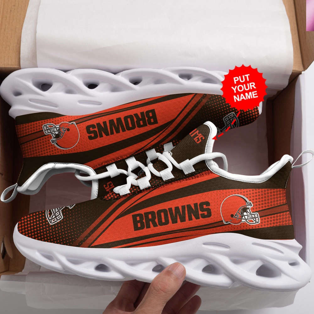 Cleveland Browns Custom Personalized Max Soul Sneakers Running Sports Shoes For Men Women