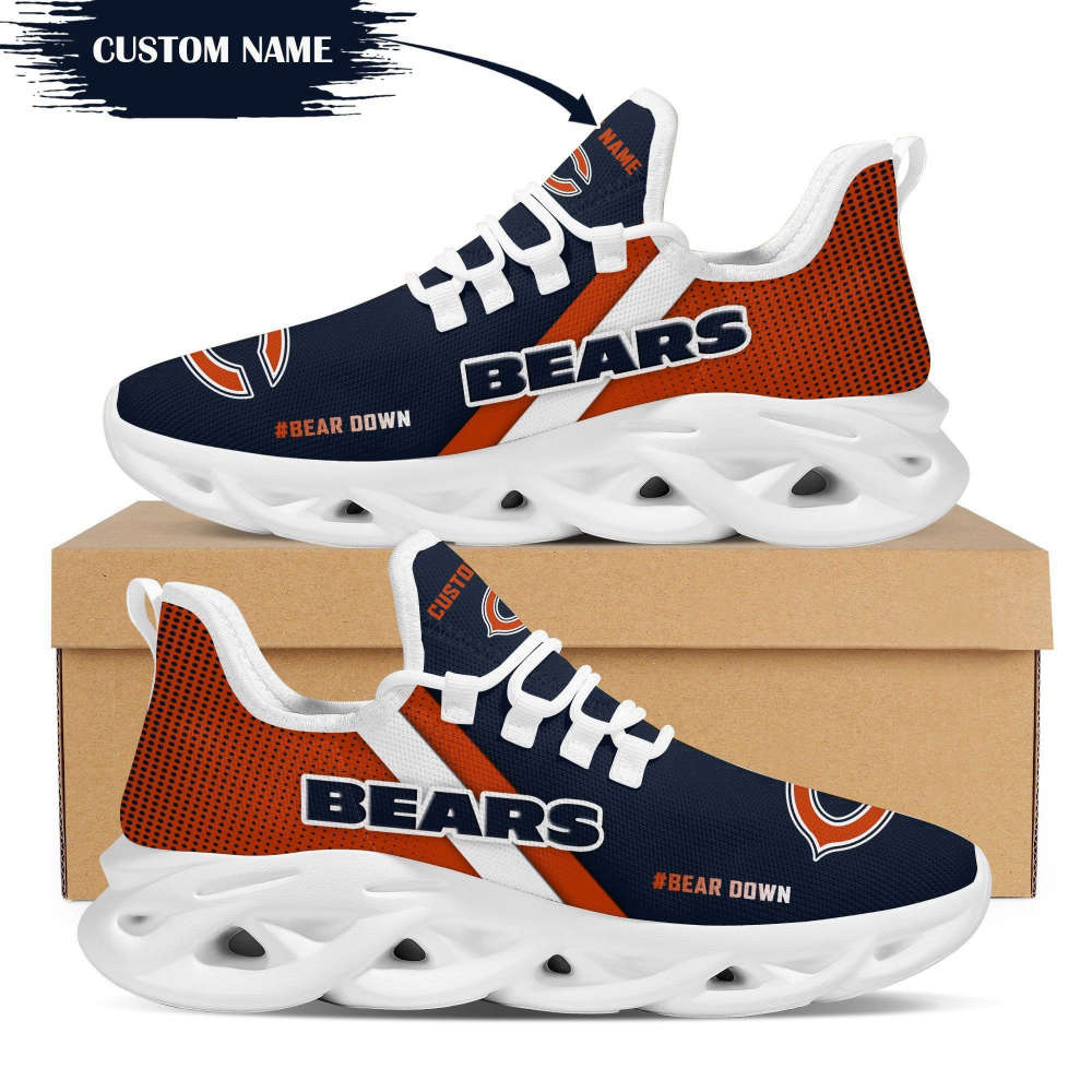 Chicago Bears Custom Personalized Max Soul Sneakers Running Sports Shoes For Men Women