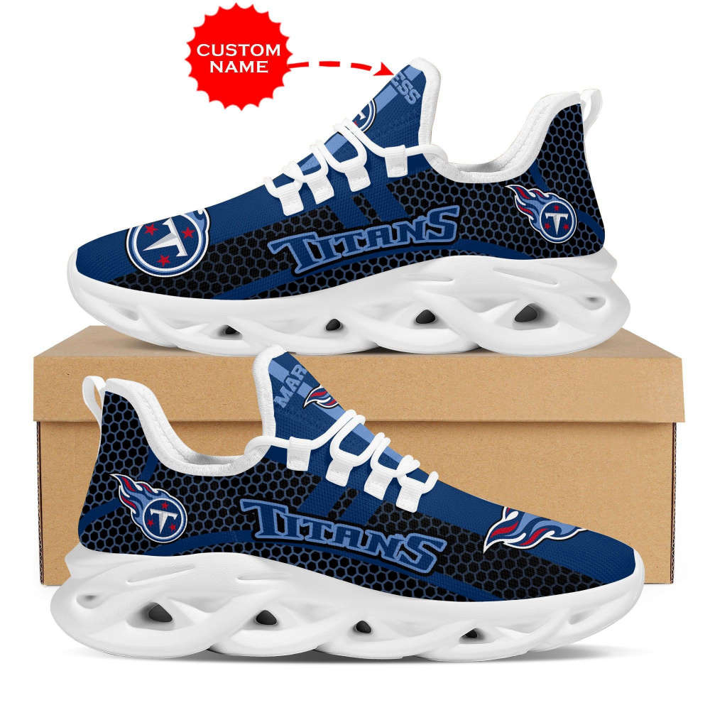 Tennessee Titans Shoes Max Soul Luxury Custom Name Personalized Shoes For Men Women