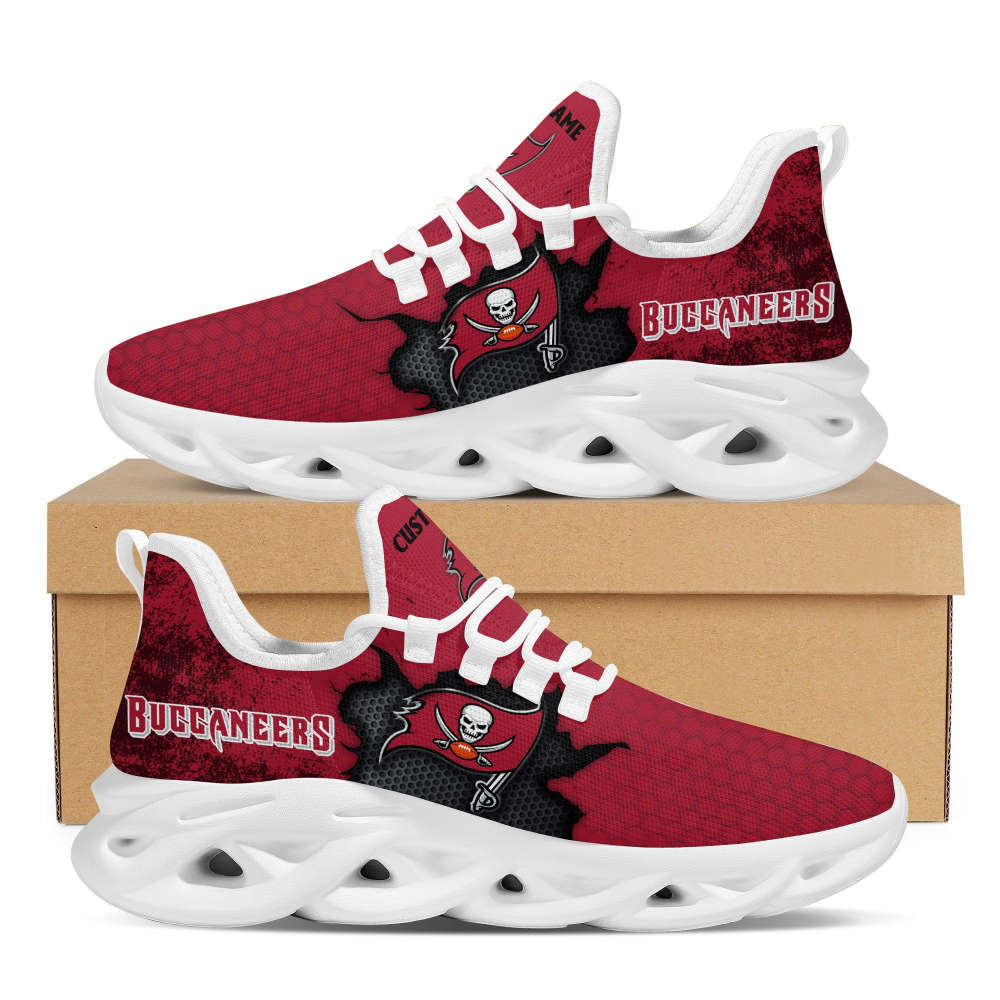 Tampa Bay Buccaneers Cracked Max Soul Clunky Sneaker   Personalized Shoes For Men Women