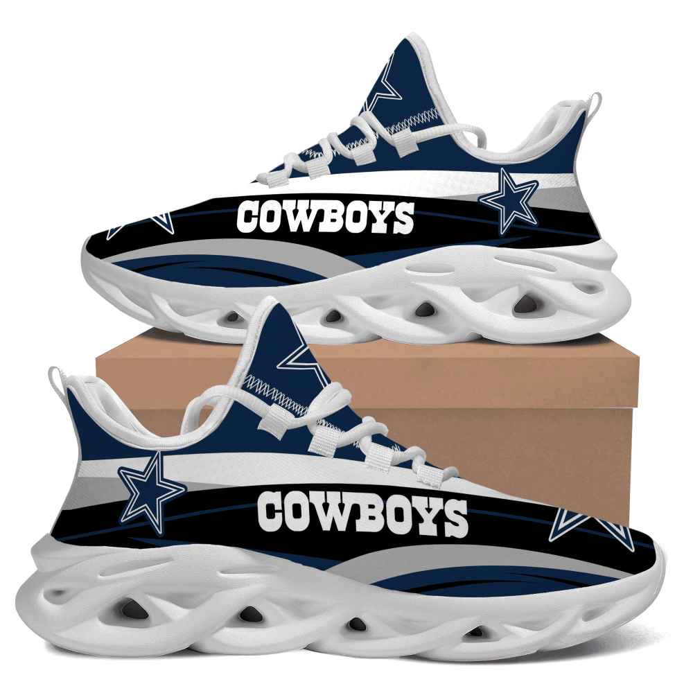 Dallas Cowboys Max Soul Shoes Luxury Custom Name   Personalized Shoes For Men Women