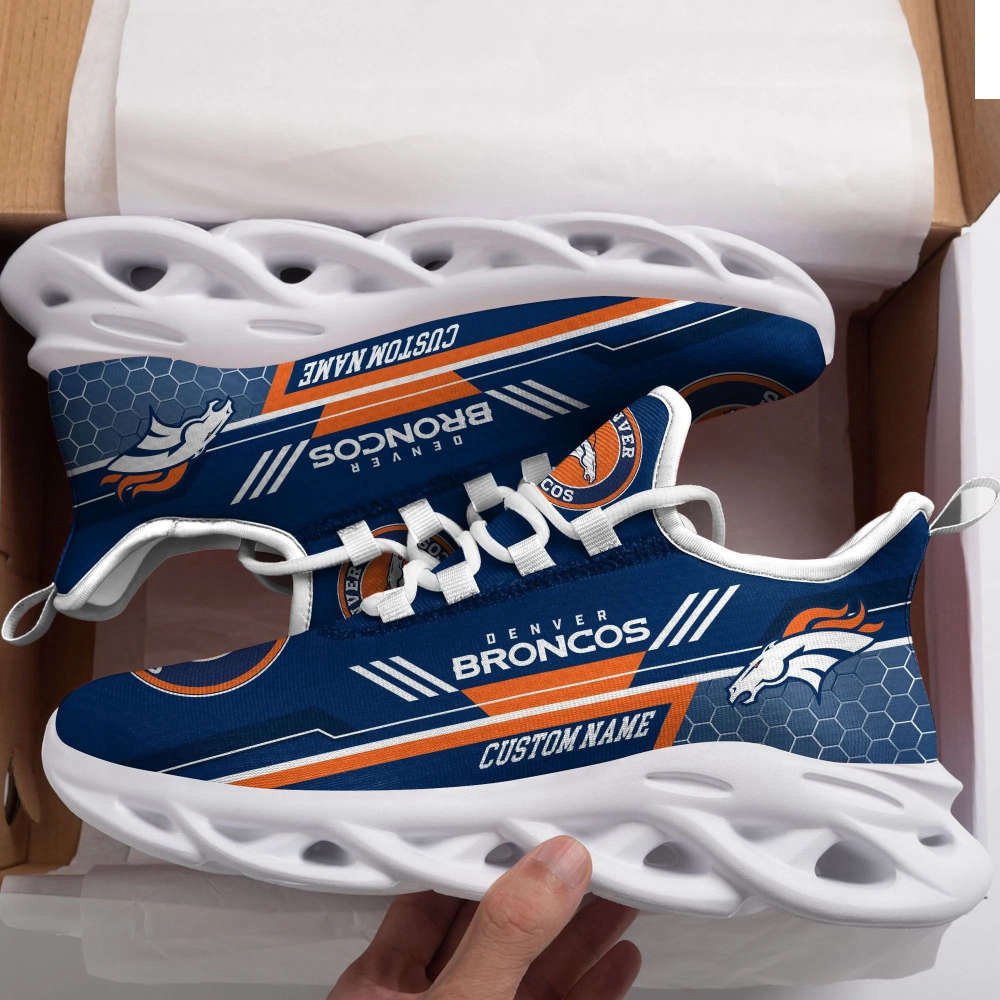 Denver Broncos Custom Personalized Max Soul Sneakers Running Sports Shoes For Men Women