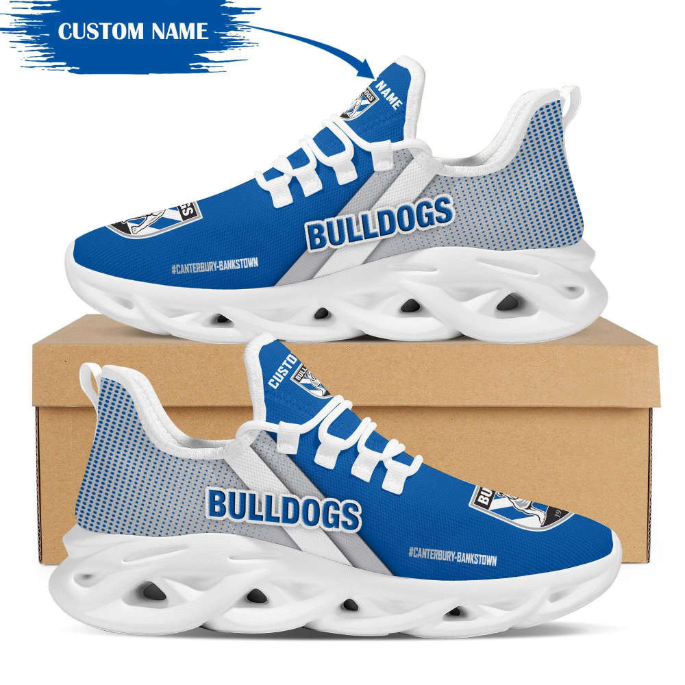 Personalized Name Canterbury-bankstown Bulldogs Max Soul Sneakers Running Sports Shoes For Men Women