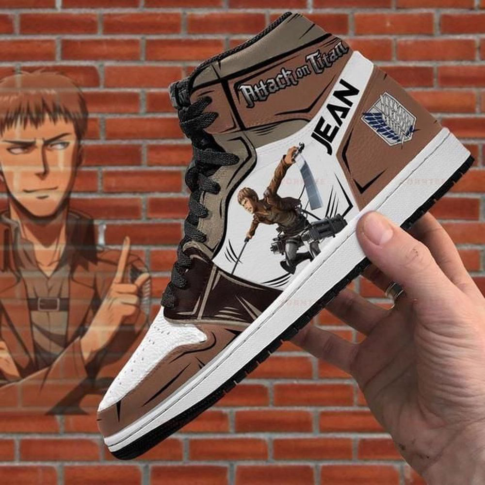 Jean Kirstein Attack On Titan Anime Air Jordan Shoes Sport Sneakers, Gift For Men And Women