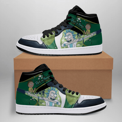 Rick And Morty Air Jordan Shoes Sport Sneakers, Best Gift For Men And Women