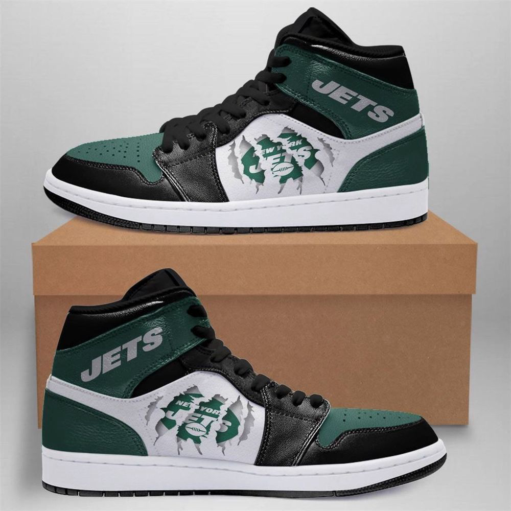 New York Jets Nfl Air Jordan Shoes Sport Sneakers, Best Gift For Men And Women