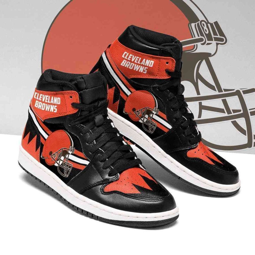 ClevelAnd Browns Nfl Football Air Jordan Shoes Sport Sneakers, For Men Women