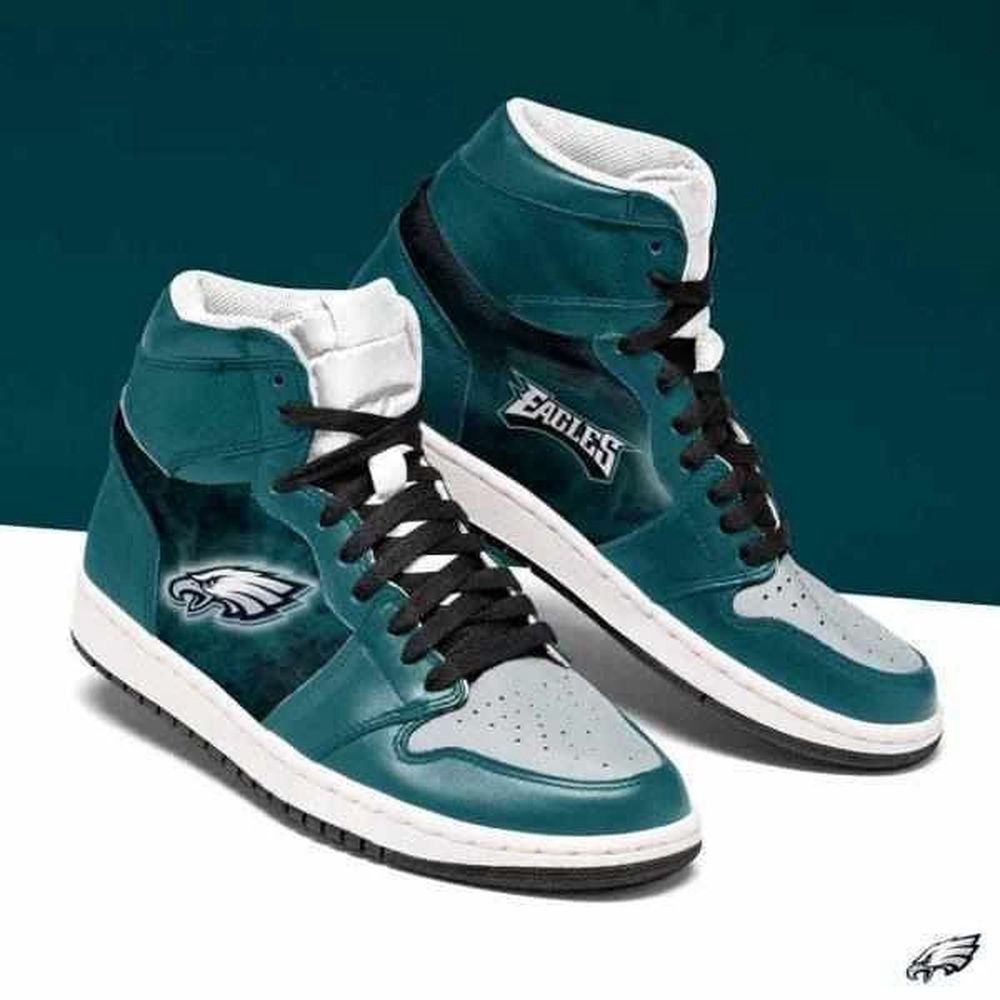 Philadelphia Eagles Nfl Football Air Jordan Shoes Sport Sneakers,  For Men And Women