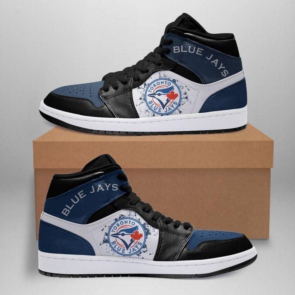 Toronto Blue Jays Mlb Air Jordan Shoes Sport Sneakers,  For Men And Women