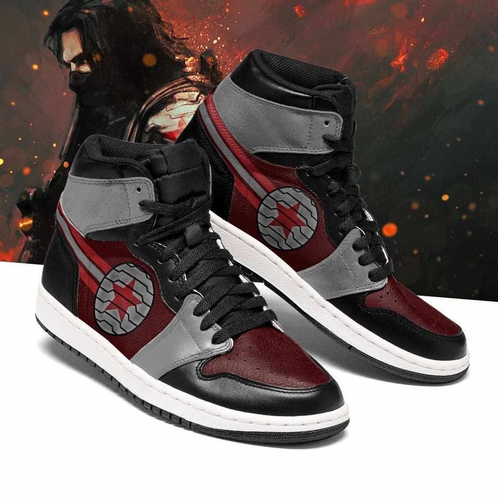 Winter Soldier Marvel 2 Air Jordan Shoes Sport Sneakers, Best Gift For Men And Women