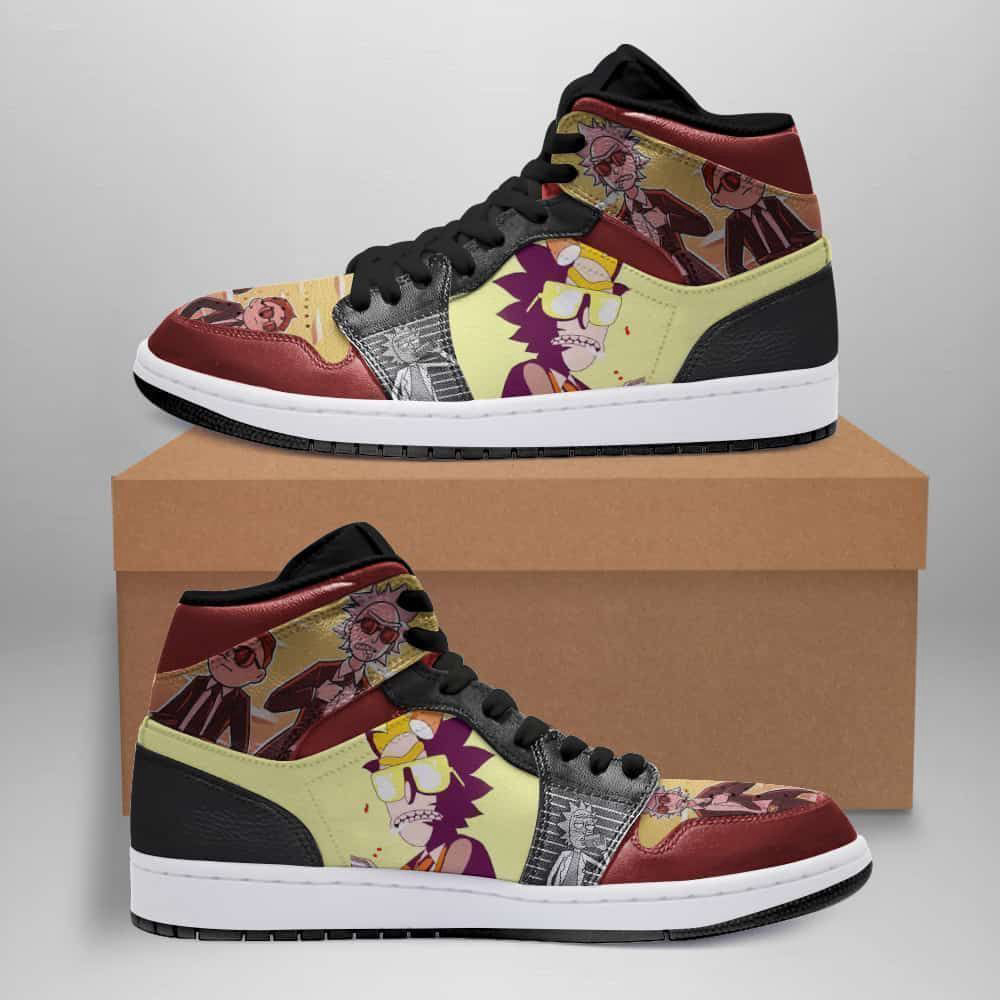 Rick And Morty Air Jordan Shoes Sport Sneakers, Best Gift For Men And Women
