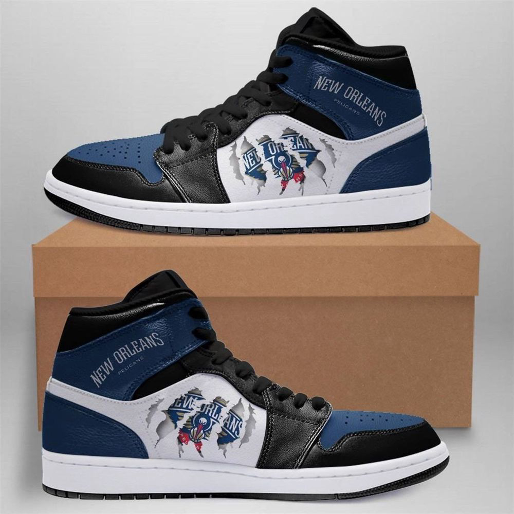 New Orleans Pelicans Nba Air Jordan Shoes Sport Sneakers, Best Gift For Men And Women