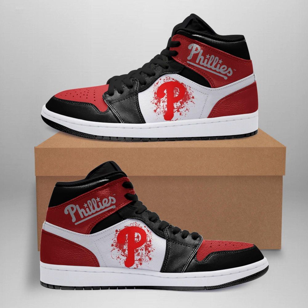 Philadelphia Phillies Air Jordan Basketball Shoes Sport Sneakers, Best Gift For Men And Women
