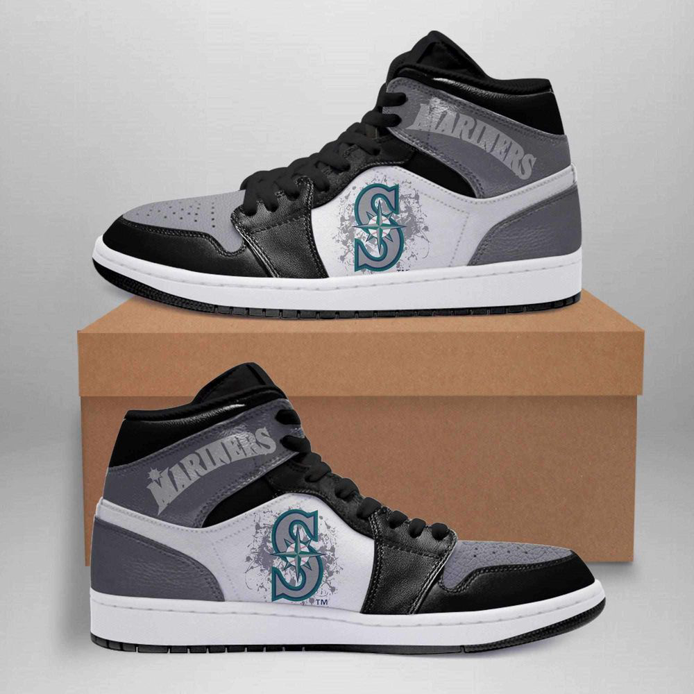 Seattle Mariners Mlb Air Jordan Shoes Sport Sneakers, Best Gift For Men And Women