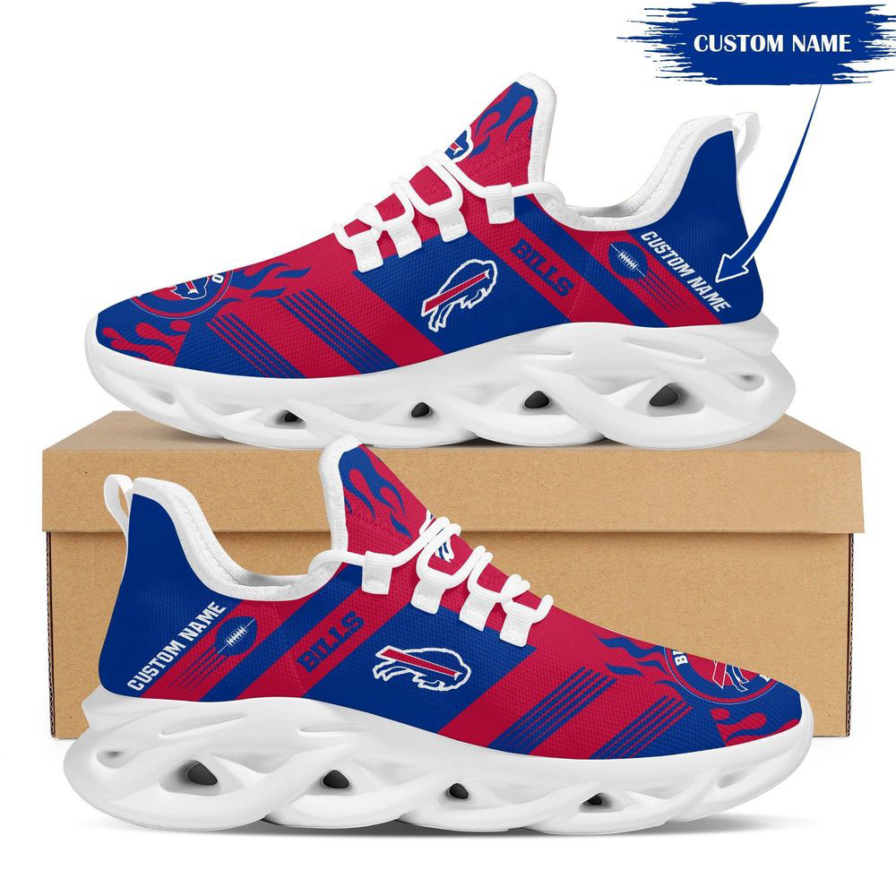 Personalized Name Buffalo Bills Max Soul Sneakers Running Sports Shoes For Men Women