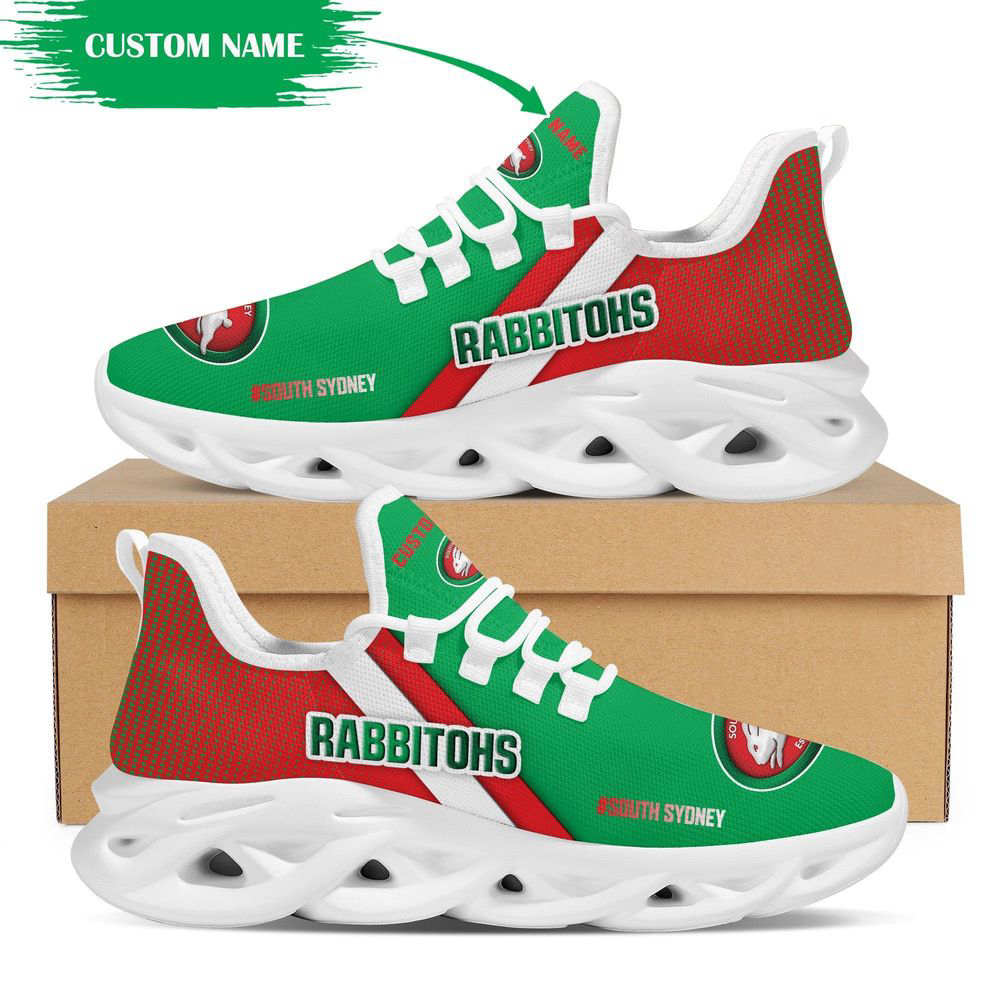 Personalized Name South Sydney Rabbitohs Max Soul Sneakers Running Sports Shoes For Men Women