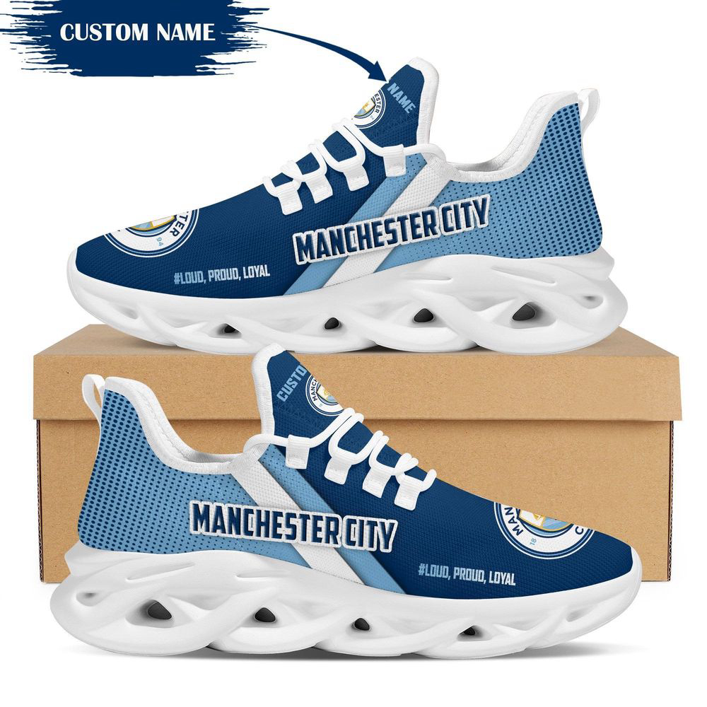 Manchester City Custom Personalized Max Soul Sneakers Running Sports Shoes For Men Women