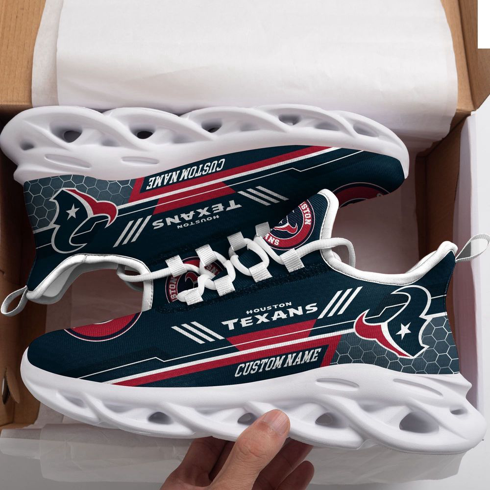 Houston Texans Custom Personalized Max Soul Sneakers Running Sports Shoes For Men Women