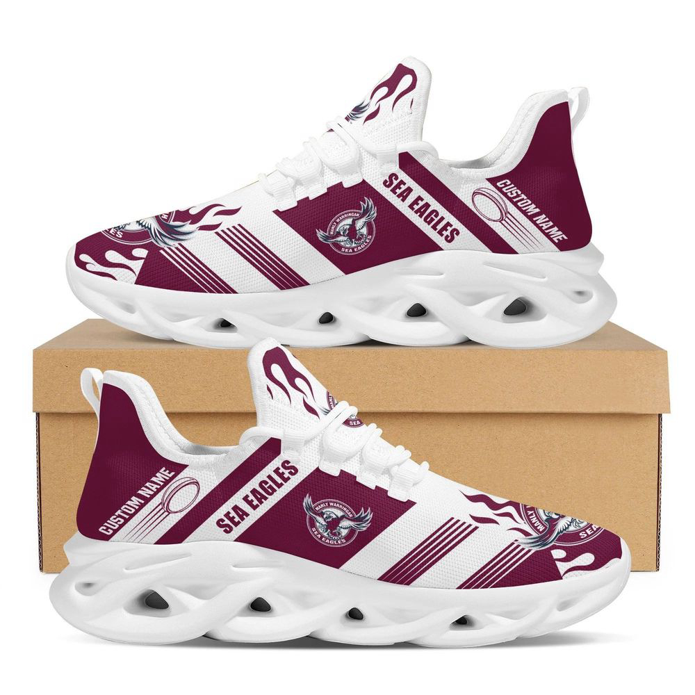 Manly-warringah Sea Eagles Custom Personalized Max Soul Sneakers Shoes For Men Women