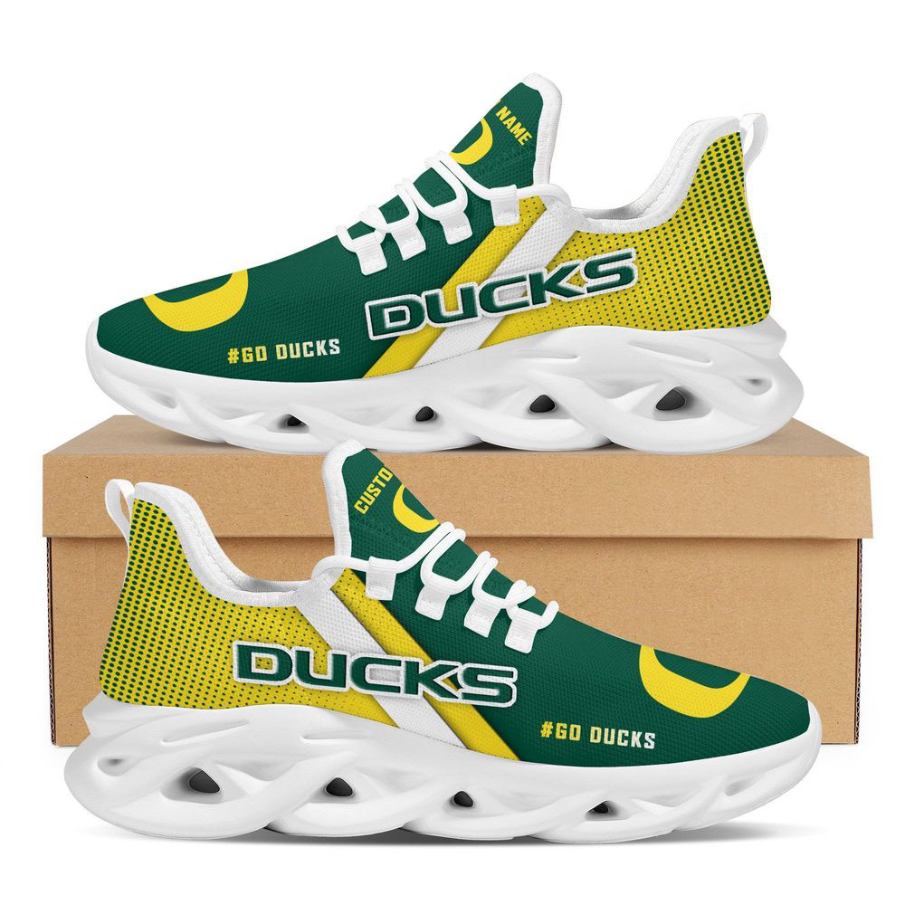 Oregon Ducks Custom Personalized Max Soul Sneakers Running Sports Shoes For Men Women