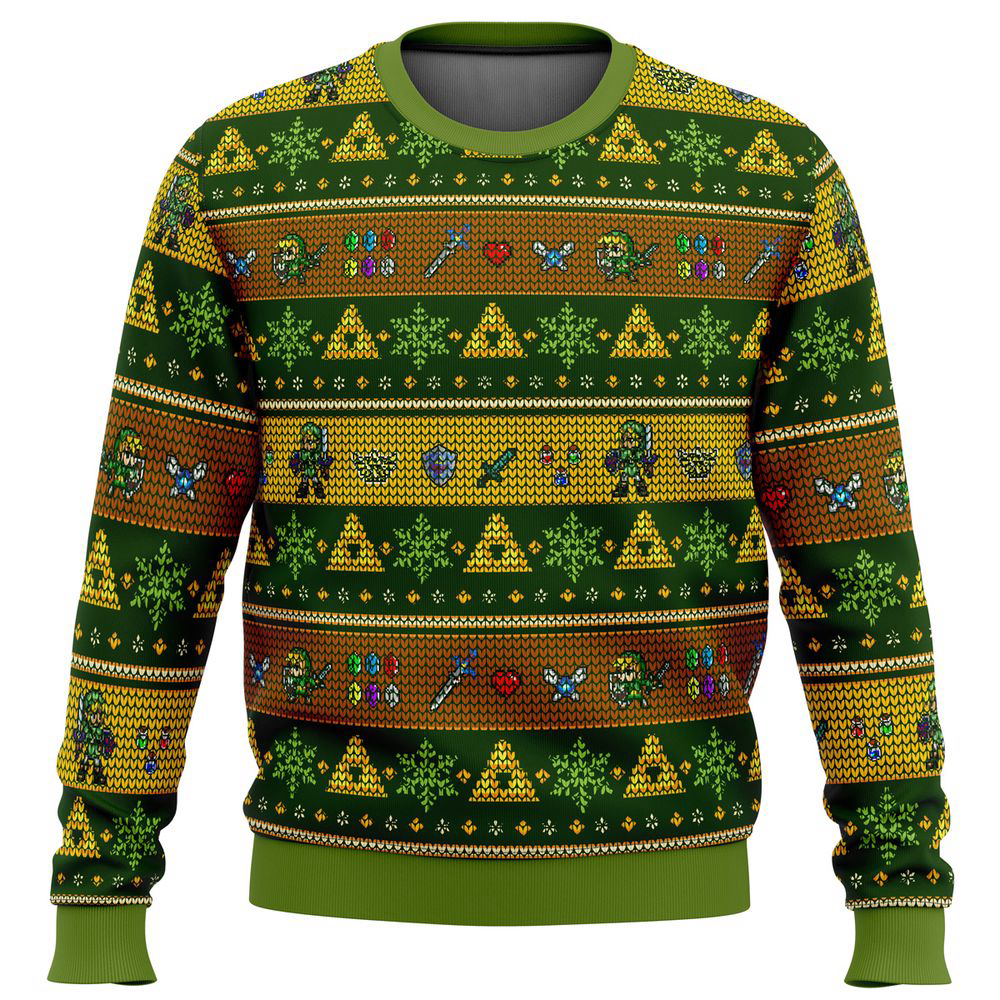 Link Adventure Legend of Zelda Ugly Christmas Sweater, Gift For Men And Women