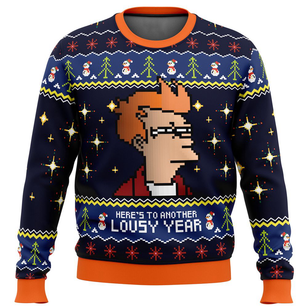 Here’s to another Lousy Year Ugly Christmas Sweater, Gift For Men And Women