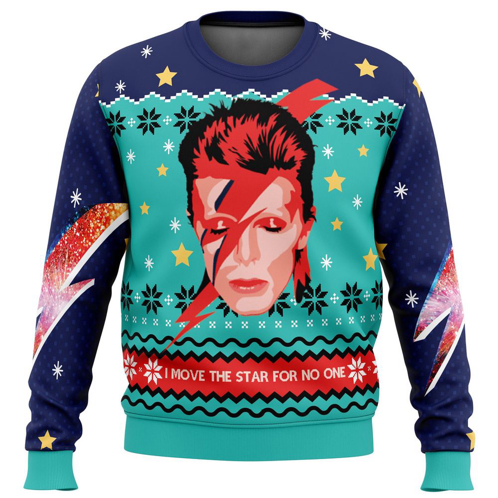David Bowie Ugly Christmas Sweater, Gift For Men And Women