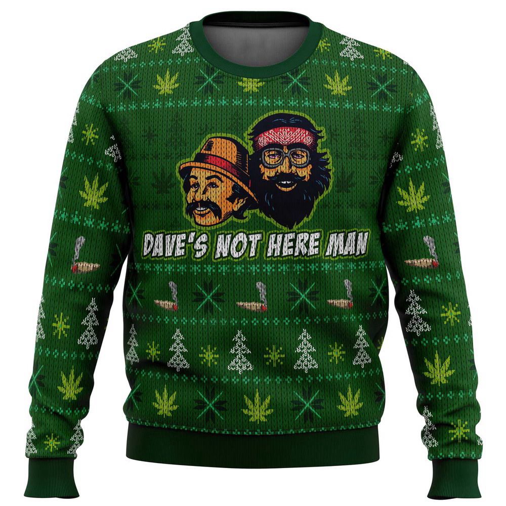Cheech And Chong Ugly Christmas Sweater, Gift For Men And Women