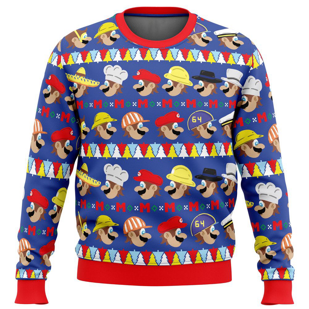 Do The Odyssey Super Mario Bros. Ugly Christmas Sweater, Gift For Men And Women