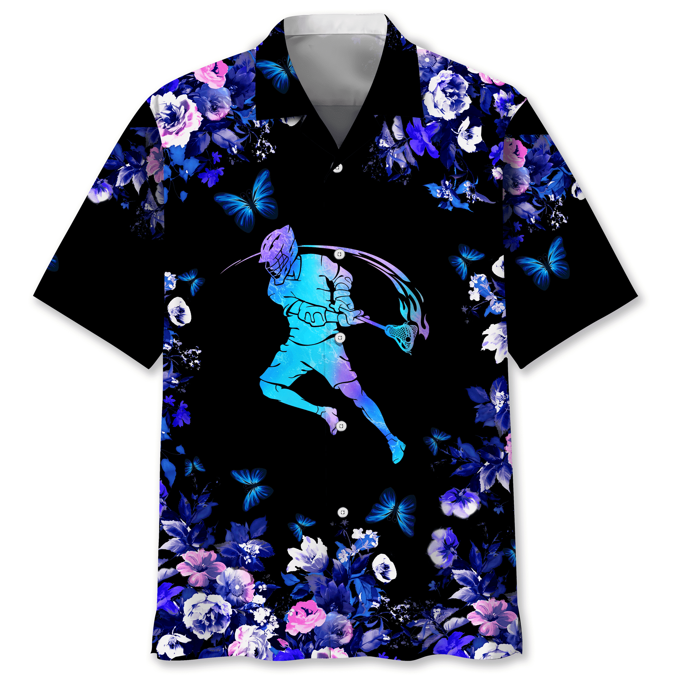 Lacrosse Hawaiian Nature Hawaiian Shirt, Gift For Men Women