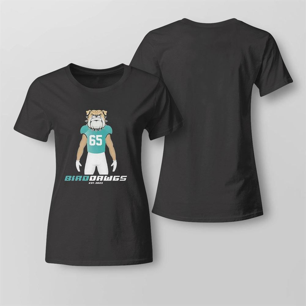 Philadelphia Eagles And Georgia Bulldogs Bird Dawgs Mascots T-shirt For Fans