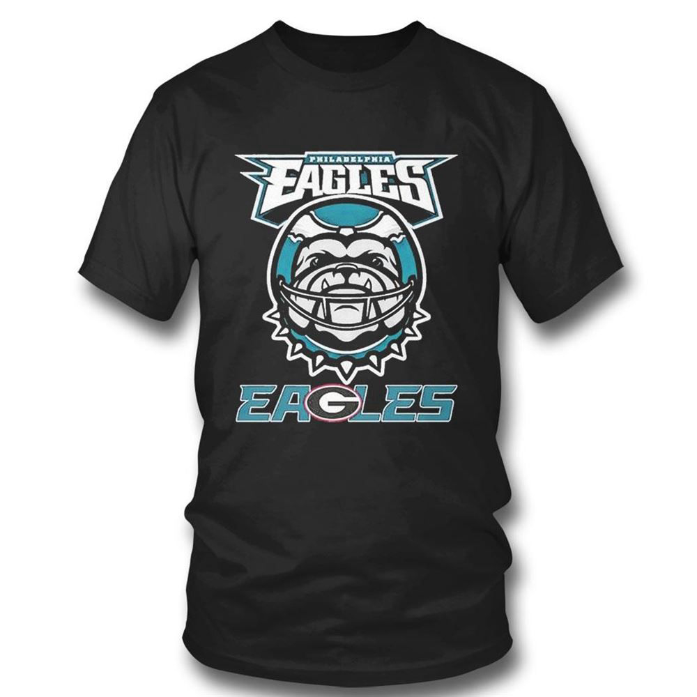 Philadelphia Eagles And Georgia Bulldogs Eageoles T-shirt For Fans