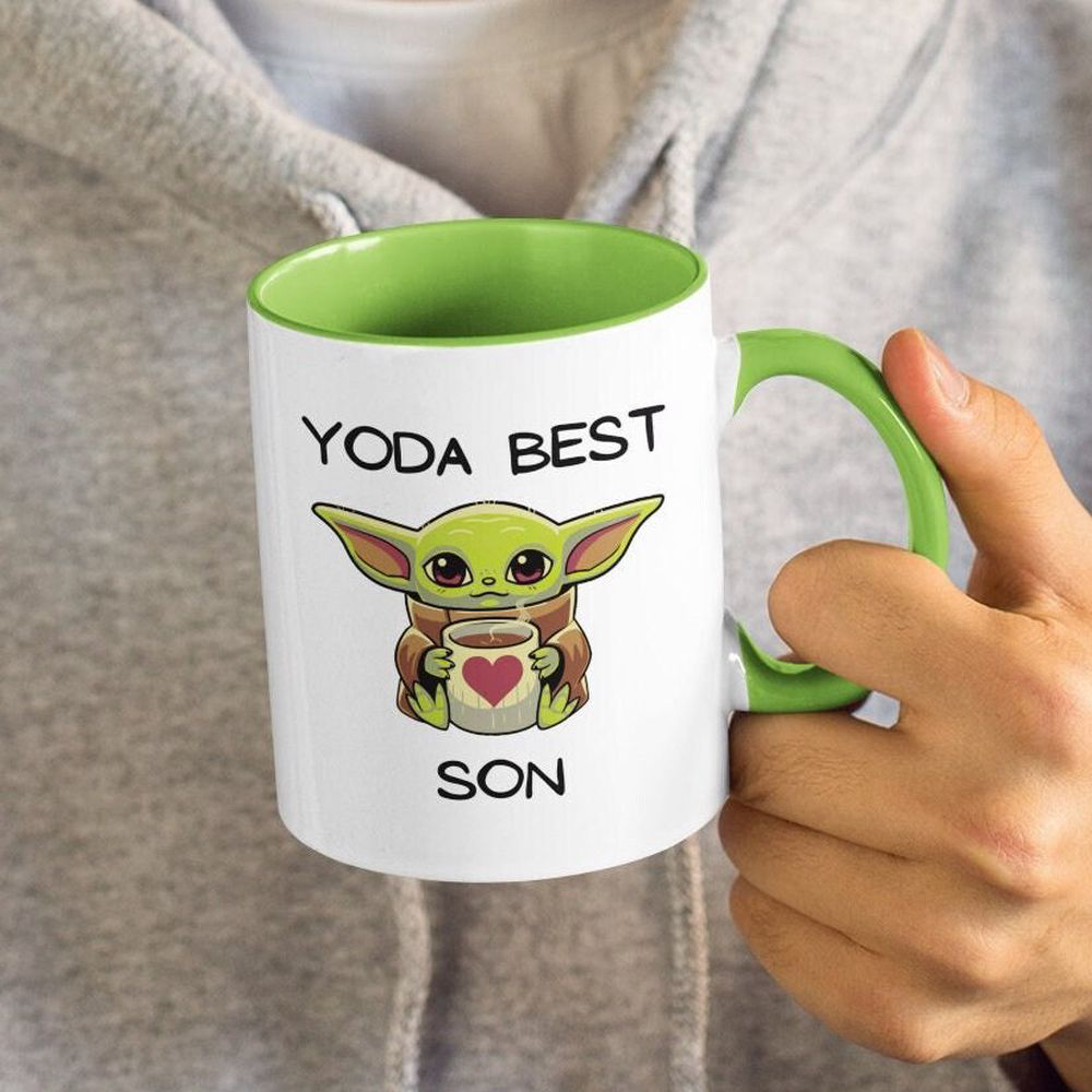 Yoda Best Son, Cute, Funny Coffee, Tea Mug (11 or 15oz), Beautiful Premium Quality Gift Idea