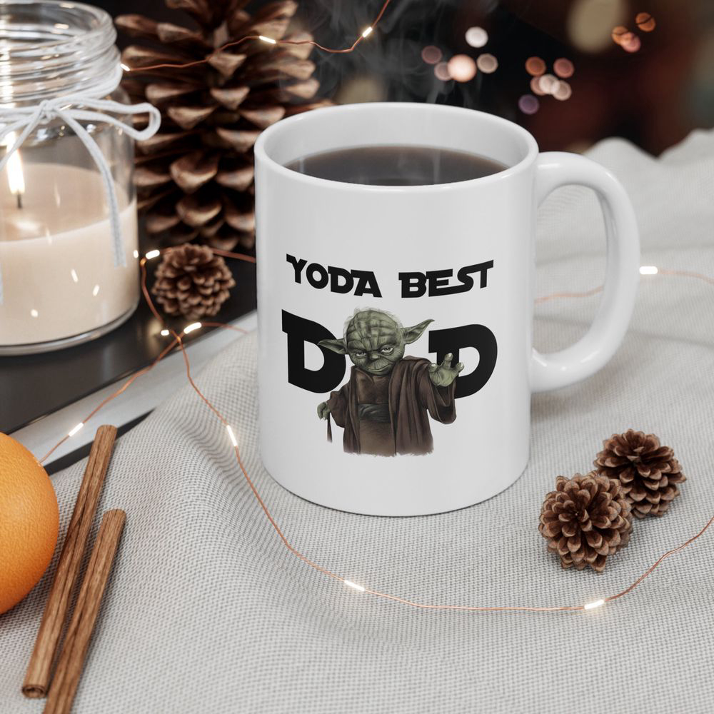 Yoda Best DAD   Mug  Presenting The Perfect Gift In A Galaxy Not So Far Far Away Ceramic Mug 11oz