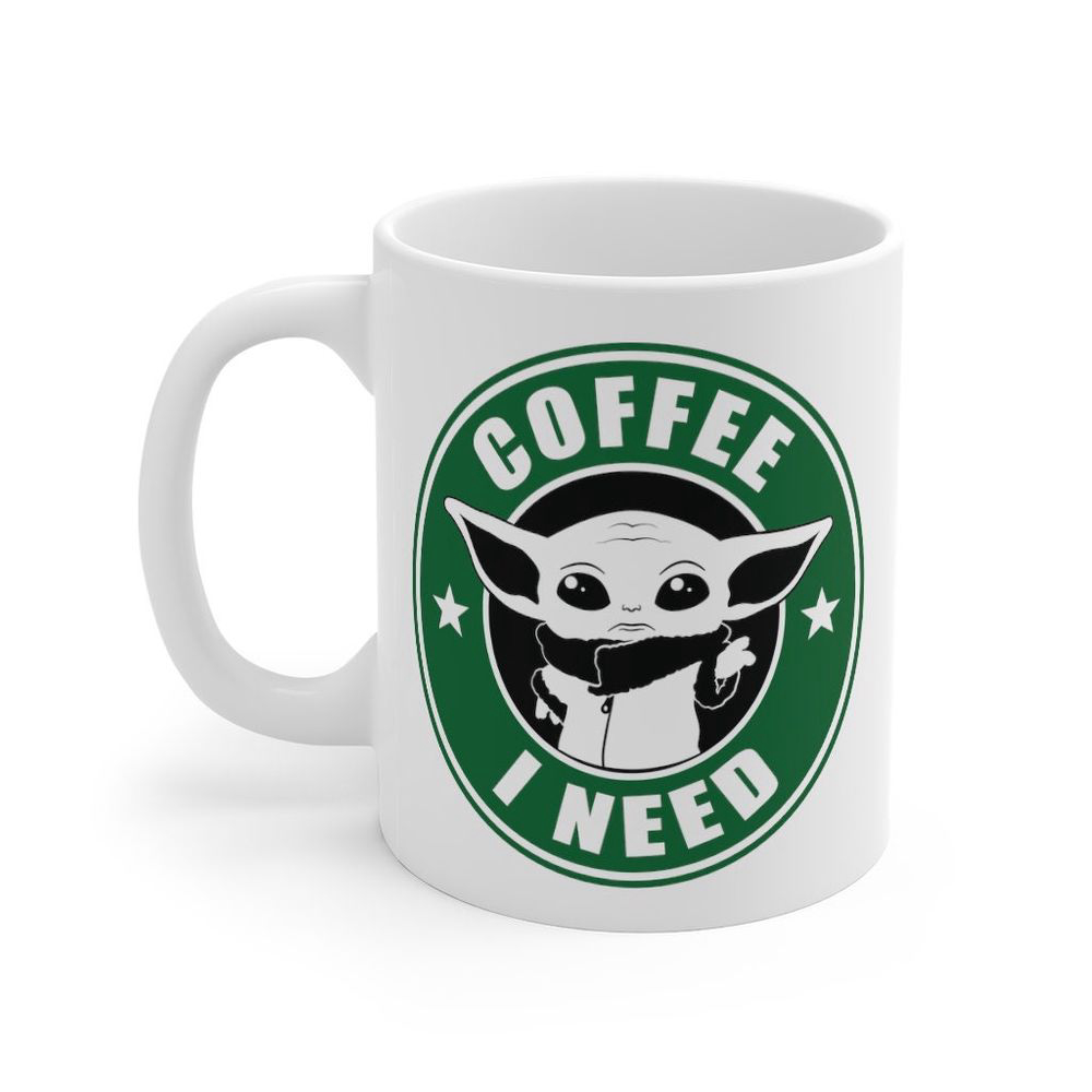 Baby Yoda Mug, Coffee Mug, Starbucks Mug, Star Wars Gift