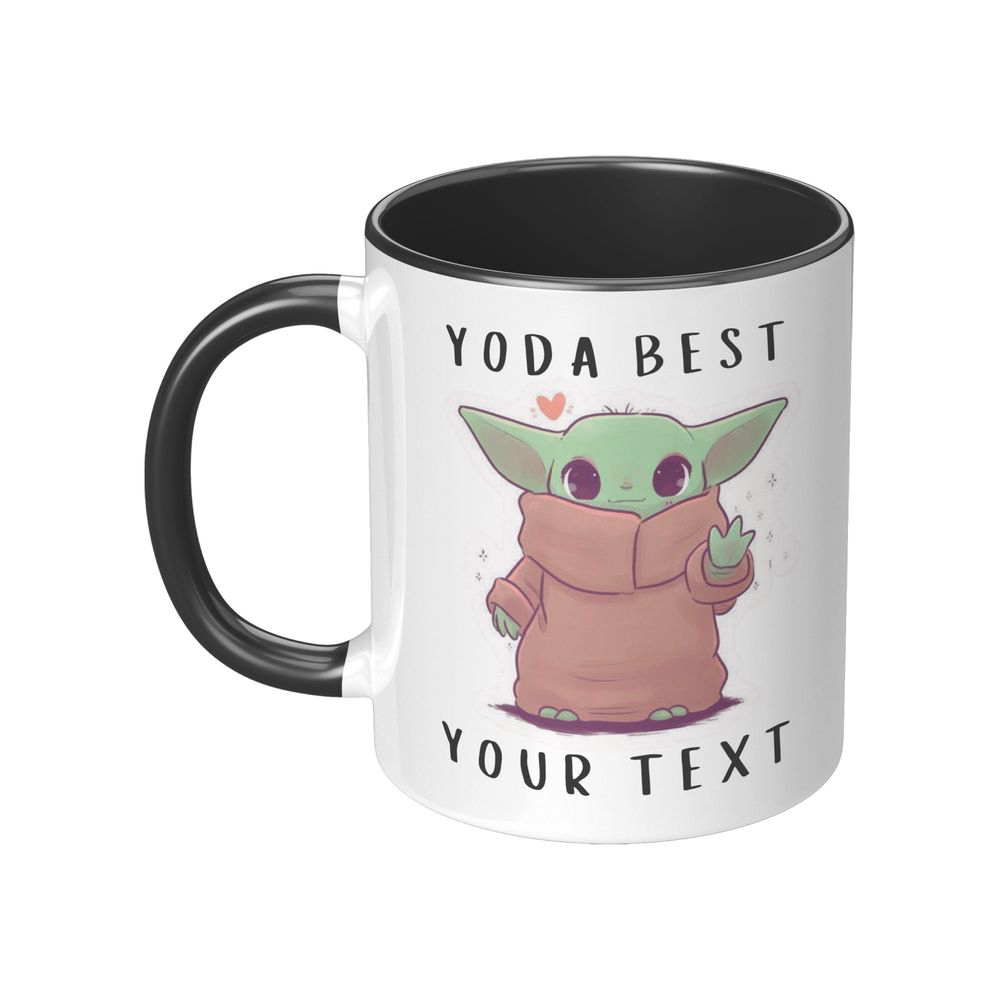 Yoda Best Custom Name Mug, Ceramic Mug, Yoda Mug, Personalized Yoda Mug