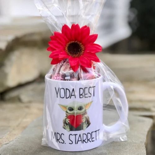 Custom Yoda Best Mug, Funny Star Wars Text Name Mug Gift